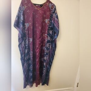 Vintage Silk-like scarf dress